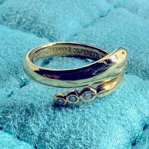 Tiffany & Co Elsa Peretti 18k snake ring